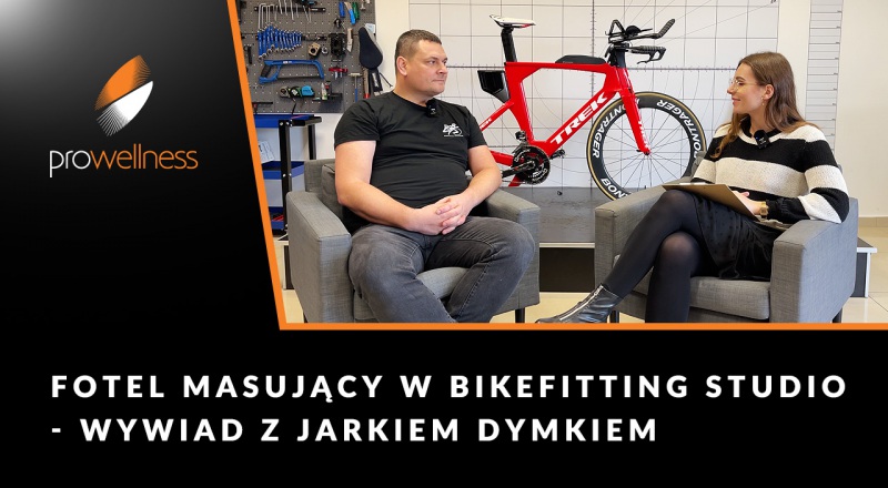 Fotel Masujący w Bikefitting Studio - Wywiad z Jarkiem Dymkiem